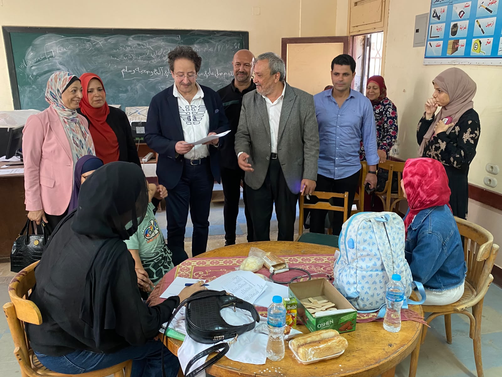 مركز المحلة يستقبل قافلة جامعة طنطا التنموية المطورة